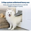 „Petsafe“ „Ecom“ ekstremalioms oro sąlygoms atsparios durys su aliuminio dangčiu – XL dydžio