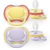 „Philips Avent“ čiulptukas „Ultra Air“, 0–6 mėn., šviesiai violetinis / šviesiai geltonas