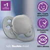 „Philips Avent“ – itin minkštas čiulptukas, 0–6 mėn., žalias / mėlynas