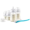 „Philips Avent“ – „Natural Response“ + 4 buteliukai + itin minkštas čiulptukas + buteliukų šepetėlis