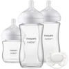 „Philips Avent“ – „Natural Response“ + 4 buteliukai + itin minkštas čiulptukas + buteliukų šepetėlis