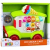 Lean Toys Muzikinis žaislas vaikams - žalias pianinas ledų vežimėlis