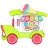 Lean Toys Muzikinis žaislas vaikams - žalias pianinas ledų vežimėlis