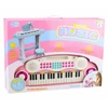 Lean Toys Elektroninis pianinas rožinis