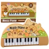 Lean Toys Vaikiškas muzikinis pianinas Kapybara 22 klavišų