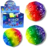 Lean Toys Kamuolys su įdubimais, spalvotas 10 cm