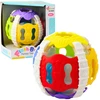 Lean Toys Sensorinis kamuolys kūdikiams su švieselėmis ir garsais, 10 cm
