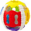 Lean Toys Sensorinis kamuolys kūdikiams su švieselėmis ir garsais, 10 cm
