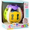 Lean Toys Sensorinis kamuolys kūdikiams su švieselėmis ir garsais, 10 cm