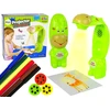 Lean Toys Žalias piešimo projektorius su flomasteriais
