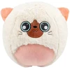 Lean Toys Pripučiamas pliušinis kamuolys BigCutePet 50 cm baltas
