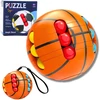 Lean Toys Sensorinis kamuolio formos dėlionės kubas vaikams 6,5 cm