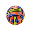 Lean Toys Spalvingas guminis kamuolys 24 cm