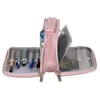 Double extendable pencil case - pink Maaleo 24517