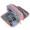 Double extendable pencil case - pink Maaleo 24517