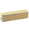 Lean Penalas su žuvies žvynų raštu ir dideliu geltonu užtrauktuku 21x6x4 cm