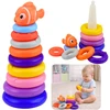 Dėlionė Lean Toys Piramidė 29 cm 10 vnt.