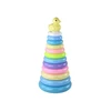 KNYGA Piramidka Žaislinė piramidė su žiedais Lean Toys 39x17,5 cm