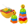 Piramidka Spalvinga piramidė vaikams Lean Toys