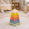 Dėlionė Lean Toys Sensorinė piramidė 6 vnt.