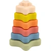 Dėlionė Lean Toys Sensorinė piramidė 6 vnt.