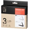 Orno PIRAMIS LED po spintele montuojamas šviestuvas 3,5 W, 200 lm, 4000 K, su bekontakčiu jungikliu, pilkas