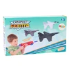 Lean Toys Mėlynas 2in1 Lėktuvų ir Šautuvų Žaislas Vaikams