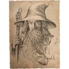 Plakatas Weta Workshop Žiedų valdovo paveikslas „Žiedų valdovas“ – Gandalfo portretas, pilkoji statula
