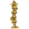 Plastoy Smurfų dervos statula Smurfų kolona Auksinis riboto leidimo 50 cm
