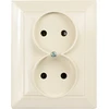 Plastrol Lizdas įleidžiamas dvigubas, 2x2p, 16A, 250V