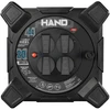 Plastrol Przedłużacz bębnowy kwadratowy linija HAND PRO; 4x2p+Z; IP44; 16A; H07RN-F; 32,5; 20m; JUODA
