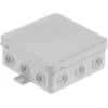 Plastrol Hermetiška p/t dėžutė v7 ip-54 100x100x41 12-vnt. klik su susilpninimais pilka
