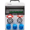 Plastrol Skirstytuvas cas-s 32a 16a 3×230 ip54 statybinis skirstytuvas su viršsrovine apsauga, ip 54, 1x32a-400v/1x16a-400v/3x16a-230v