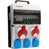 Plastrol Skirstomasis skydas cas-sfi 32a 16a 3×230 ip54 statybinis skirstomasis skydas su viršsrovių ir diferencine apsauga, ip 54, 1x32a-400v/1x16a-400v/3x16a-230v