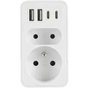 PLASTROL DVIGUBAS ŠAKOTUVAS 2xUSB + 2xUSB C