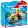 PLAYMOBIL - Greitosios pagalbos gydytojo motociklas su mirksinčia šviesa (71205)