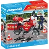 PLAYMOBIL - Motociklo gaisro ir naftos išsiliejimo incidentas (71466)