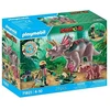 PLAYMOBIL - Triceratopsų šeima (71821)
