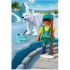 PLAYMOBIL - Zoologijos sodas: Baltasis lokys ir zoologijos sodo prižiūrėtojas (72090)