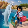 PLAYMOBIL - Zoologijos sodas: Delfinas ir lankytojas (72091)