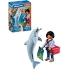PLAYMOBIL - Zoologijos sodas: Delfinas ir lankytojas (72091)