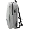 Lean Pilkas miesto kuprinė su USB, 14L