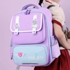 Lean Mokyklinė kuprinė su pleistrais violetinė 16L