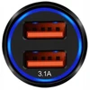 Automobilinis įkroviklis PLS34D 2x USB greitas įkrovimas