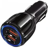 Automobilinis įkroviklis PLS34D 2x USB greitas įkrovimas