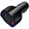 Automobilinis įkroviklis PLS34E QC 3.0 USB-C 2xUSB