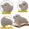 Lean Toys Pliušinis Pilkas Ruonis, 20 cm