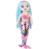 Lean Toys Pliušinė undinėlė su holografiniu uodegos efektu 48 cm