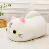 Lean Toys Pliušinis katinas su minkšta uodega, baltas, 40 cm