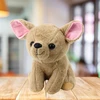 Lean Toys Žaislinis pliušinis šuo Chihuahua, 22 cm, smėlinis